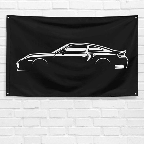 For porsche 996 turbo enthusiast 3x5 ft flag dad birthday gift banner