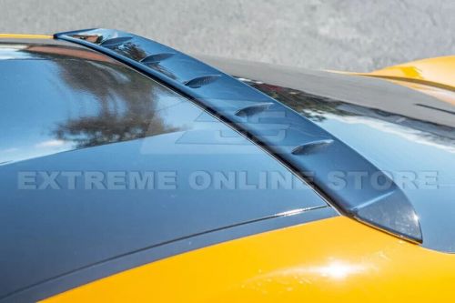 Glossy black paint rear roof spoiler for 20-up toyota gr supra performance style