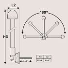 White led marine navigation anchor all-round boat light [uscg abyc a-16 3nm] &amp; 3