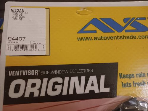 Avs vent visors 4 pcs 94407 for 05-20 nissan frontier crew cab