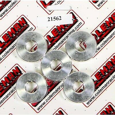 Coleman racing products screw on wide 5 wheel spacer 1/2in- 5 pack 21562