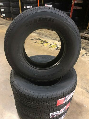 6 new st175/80r13 8 ply freedom hauler radial trailer tires lrd 175 80 13 st