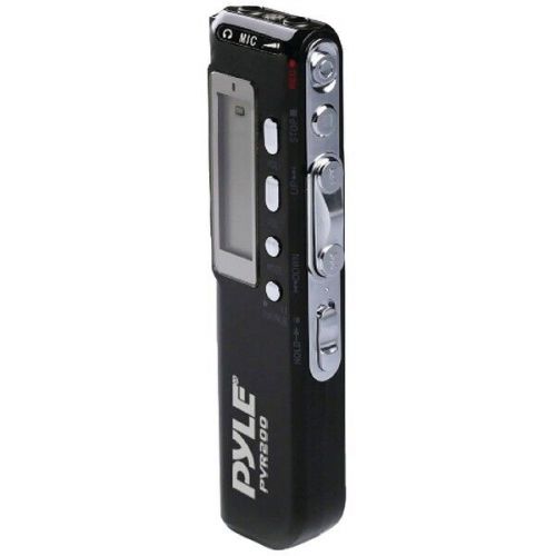 New pyle 4gb pvr200 272 hour digital voice recorder w/usb cable to connect to pc