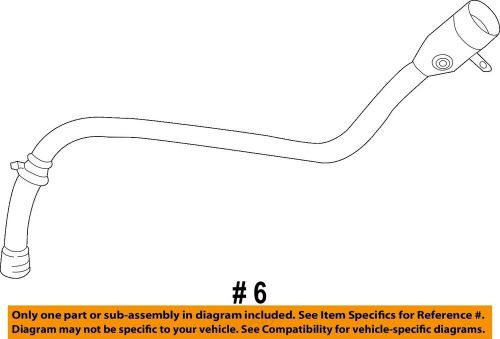 Jeep chrysler oem 2017 renegade 2.4l fuel tank-fuel filler neck tube 68095243aa