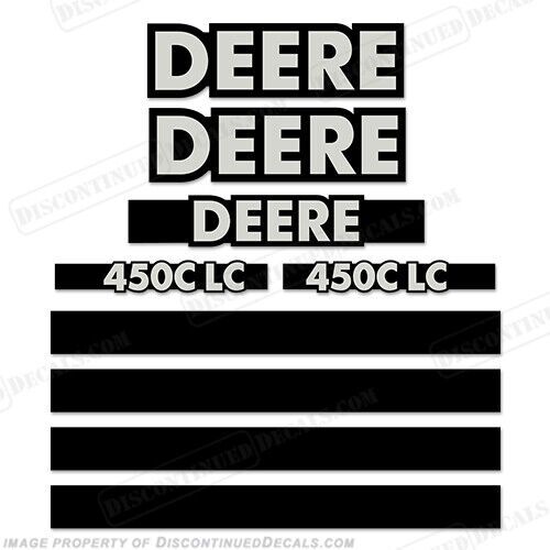 Fits john deere 450c-lc excavator decals