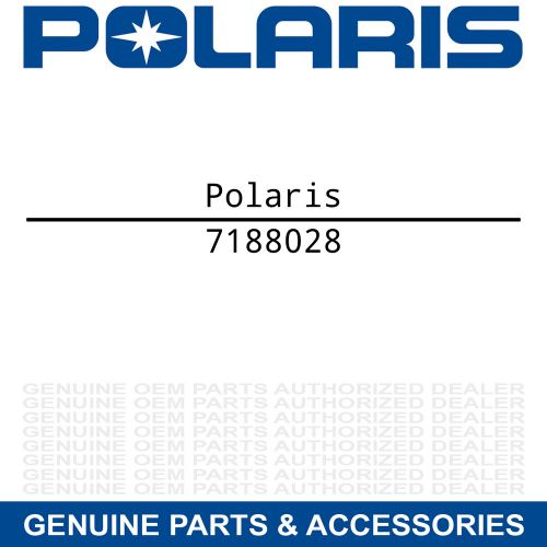 Genuine oem polaris part 7188028 decal-side panel, lower, rh  [red option]