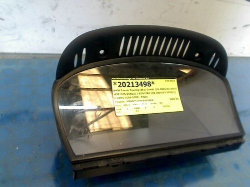 Navigation switchboard bmw 5 series touring (e61) 2005 020844-