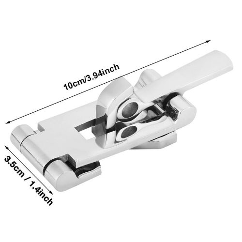 High quality 316 stainless steel boat hatch latch anti rattle latch clamp 120mm