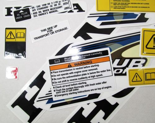 For honda 40 outboard. vinyl decal set from boat-moto/ sticker kit. reproduction