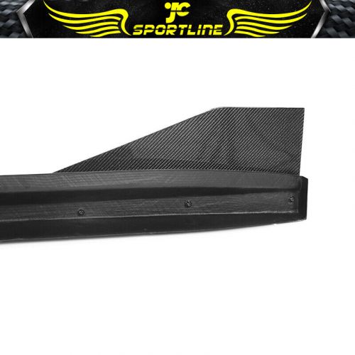 Fits 21-23 bmw g82 g83 m4 mp style real carbon fiber side skirts rocker panels