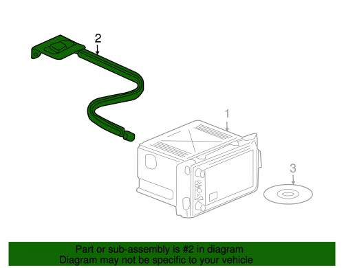 Genuine gm module assembly-rdo antenna 10355766