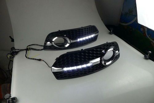 For audi q5 2009-2012 led drl daytime running fog light lamp pair