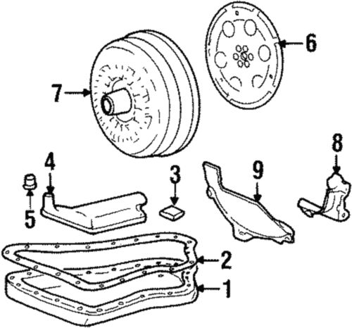 Genuine gm torque converter 24224257