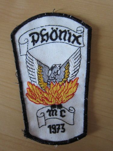 Mc patch phoenix mc 1973 germany rocker hat motorcycle club patches cut vest-