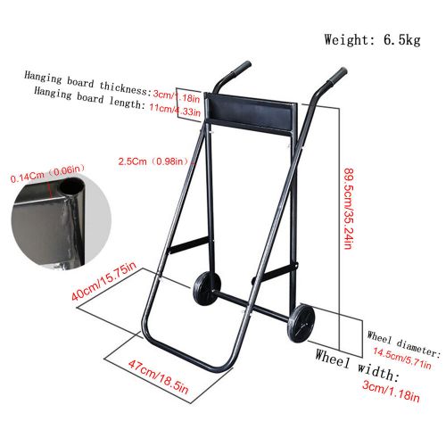 Boat motor stand cart dolly bracket outboard boat motor trolley transport stand