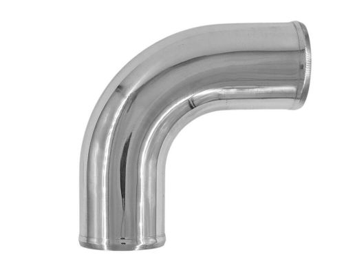 Aluminium alloy intake induction pipe 89mm 3.5&#034; x 90 degree mandrel bend elbow