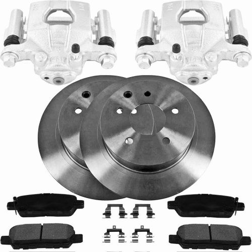 For altima bluebird rear brake calipers carriers discs pads vented conversion