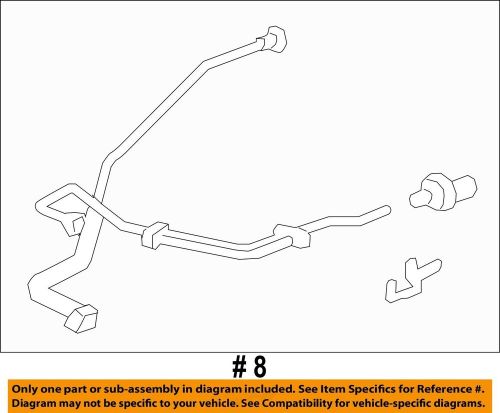 Ford oem emission system-hose assembly dg9z9d289p