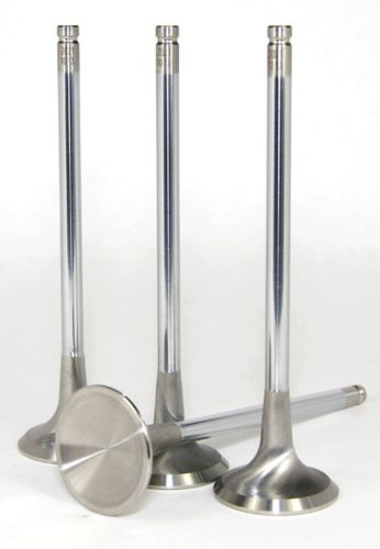 Gsc p-d 4b11t chrome polished super alloy exhaust valve - 30mm head (+1mm) - set