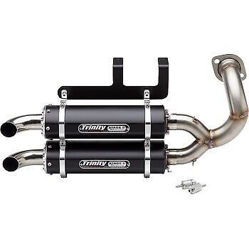 Trinity racing slip on muffler polaris general xp 1000 tr-4181s