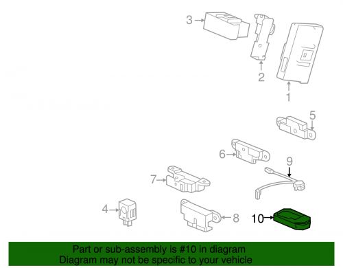 Genuine honda keyless entry transmitter 35118-t2a-a60