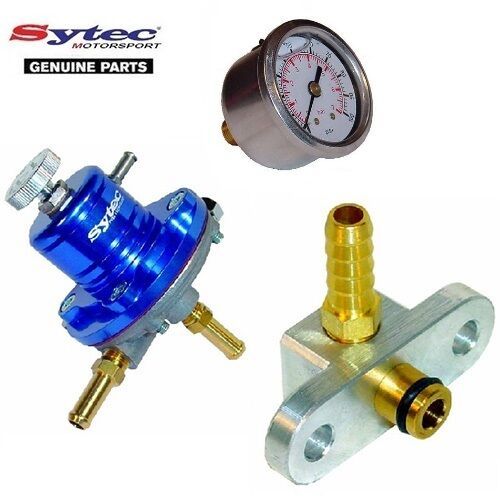 Sytec fuel pressure regulator kit + fuel gauge for subaru impreza sti-