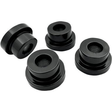 La choppers black angled riser bushing kit for harley models sportster dyna fx