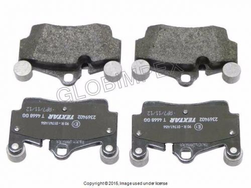 Porsche cayenne &#039;03-&#039;10 rear brake pad set textar +warranty