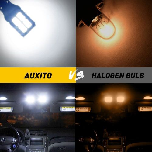 Super bright t10 led license plate light bulb 6000k canbus 168 2825 194 14smd 2x