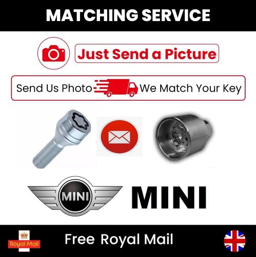 Mini oem master security locking lock wheel nut key bolt match matching service