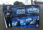 John force 16x nhra drag racing track event banner flag ad peak antifreeze oil