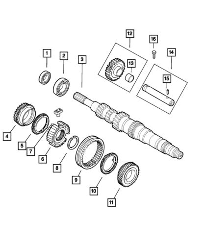 Genuine mopar bolt 68136785aa