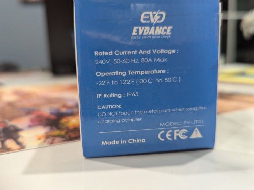 Evdance tesla to j1772 charging adapter