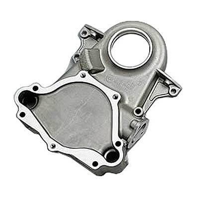 Mopar performance timing cover 1-piece aluminum natural mopar small block/v6 ea