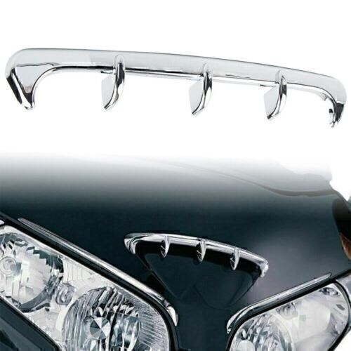 Chrome fairing scoop air vent duct trim for honda goldwing gl1800 2001-2011