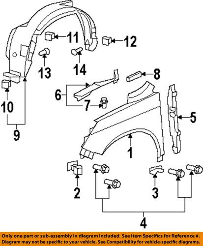 Honda oem 74150sxsa00 fender liner