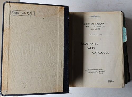 Britten norman bn-2 islander maintenance manual circa 1967-8