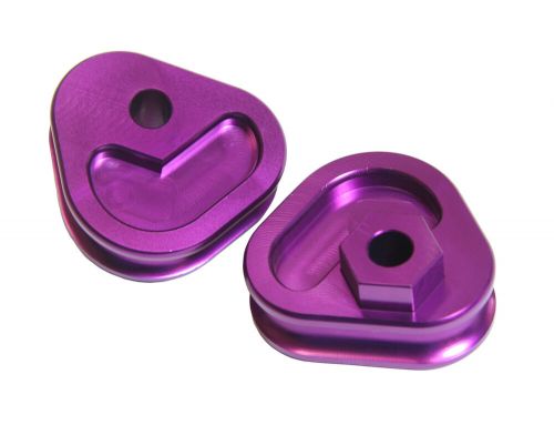 Spi anodized purple spring adjustment suspension blocks 1974-2000 fits ski-doo