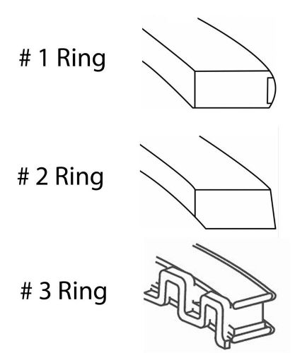 Enginetech piston ring set for 1 engine .040in 1.00mm oversize  .040in 1.00mm ov