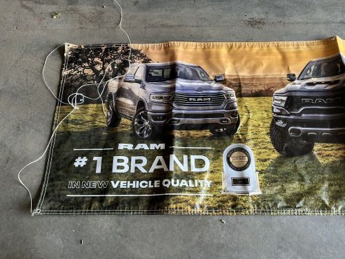 Ram trucks banner 10x4 ft, nos, ram 1500, ram trx, ram 3500