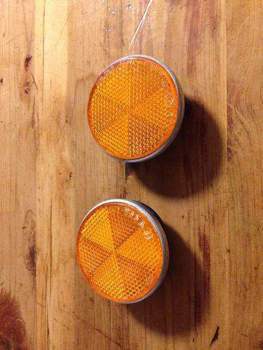 Original honda cb 550 front headlight reflectors