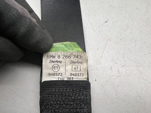 Bmw 7 series e65 belt buckle top belt seat belt front left 8266743 #q5-