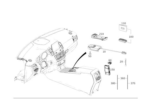 Genuine mercedes-benz connection unit 172-820-20-00