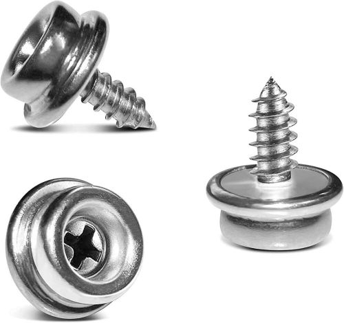 50-pack marine grade stainless steel snaps - 3/8&#034; corrosion-resistant studio