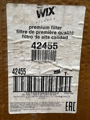 Genuine wix air filter for peterbilt, kenworth replaces af25598, rs3750 - 42455