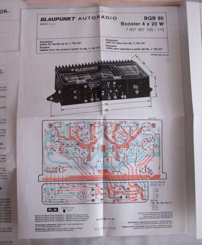 Blaupunkt autoradio berlin sqr 83 operating instructions schematics and extras