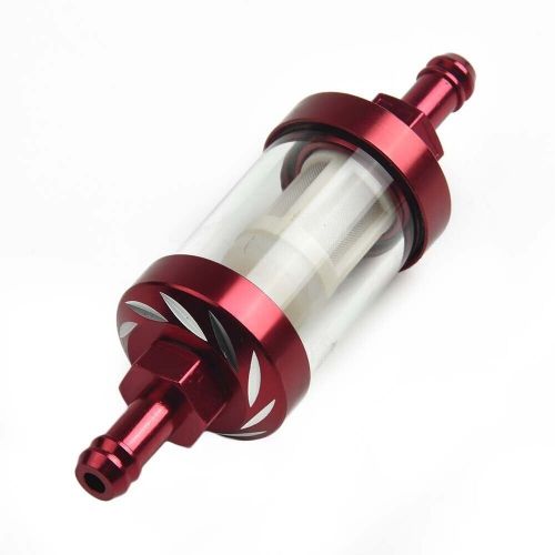 Inline filter fuel motorcycle parts 1* 5/16\&#039;\&#039; 8mm 93mm length accessories