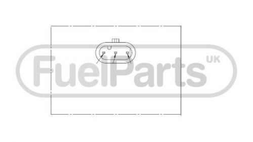 Rpm / crankshaft sensor fits vauxhall corsa d 1.3d 2006 on fpuk quality new