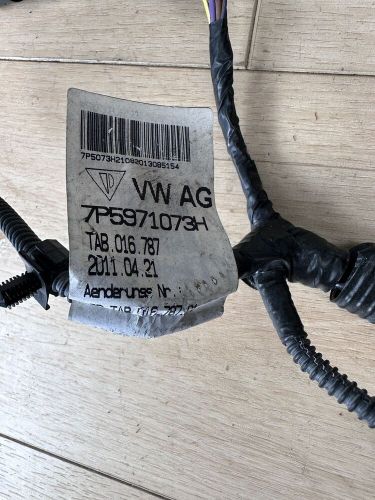 11-14 porsche cayenne front subframe body cable wire wiring harness 7p5971073h