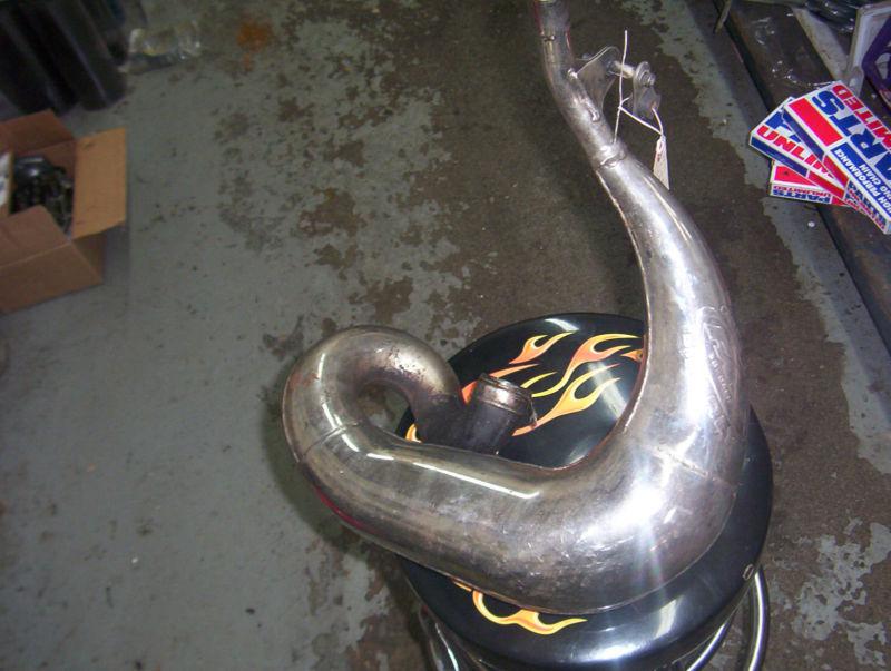 Ktm 200 exc mxc 98 99 fmf pro circuit gnarly gold series muffler pipe exhaust